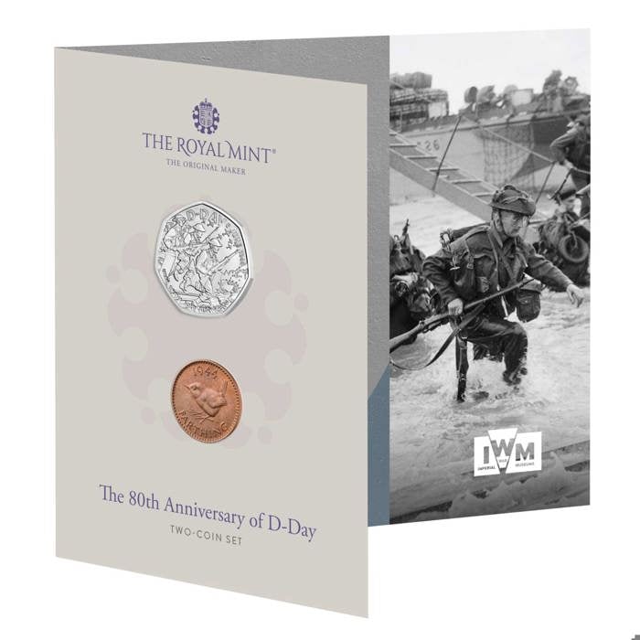 The 80th Anniversary of D-Day Coin Set