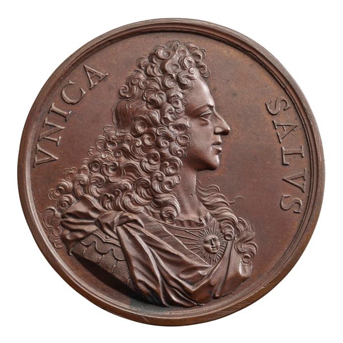 1721 James III Jacobite Old Pretender Bronze Medal