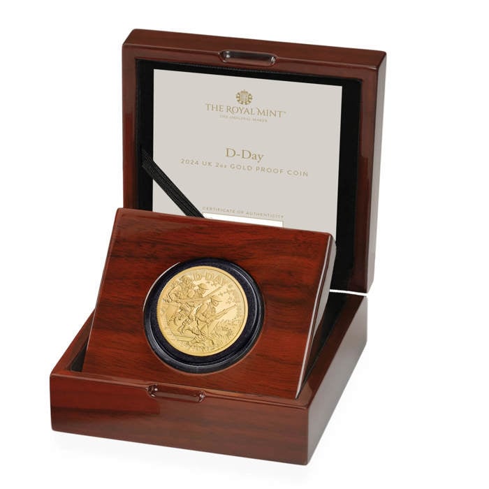 D-Day 2024 UK 2oz Gold Proof Coin