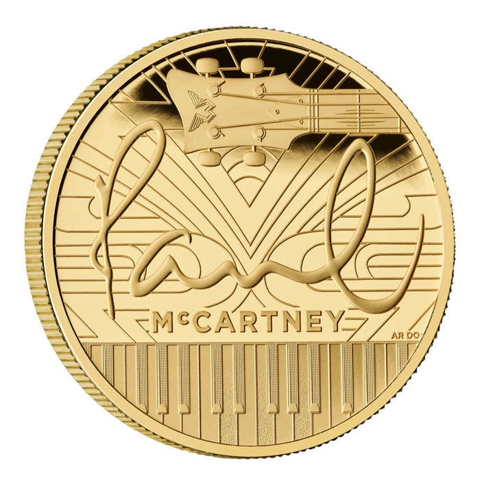 Paul McCartney 2024 UK 1oz Gold Proof Coin