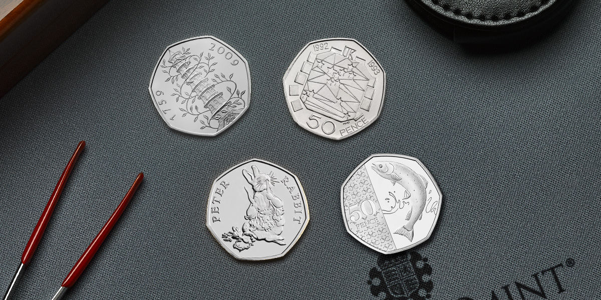 The Rarest 50p Coins