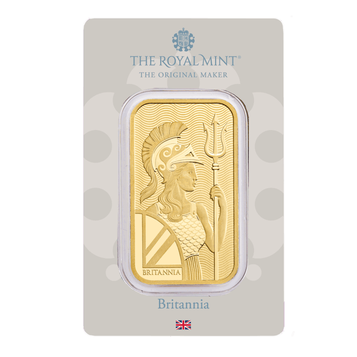 Britannia 1oz Minted Gold Bar