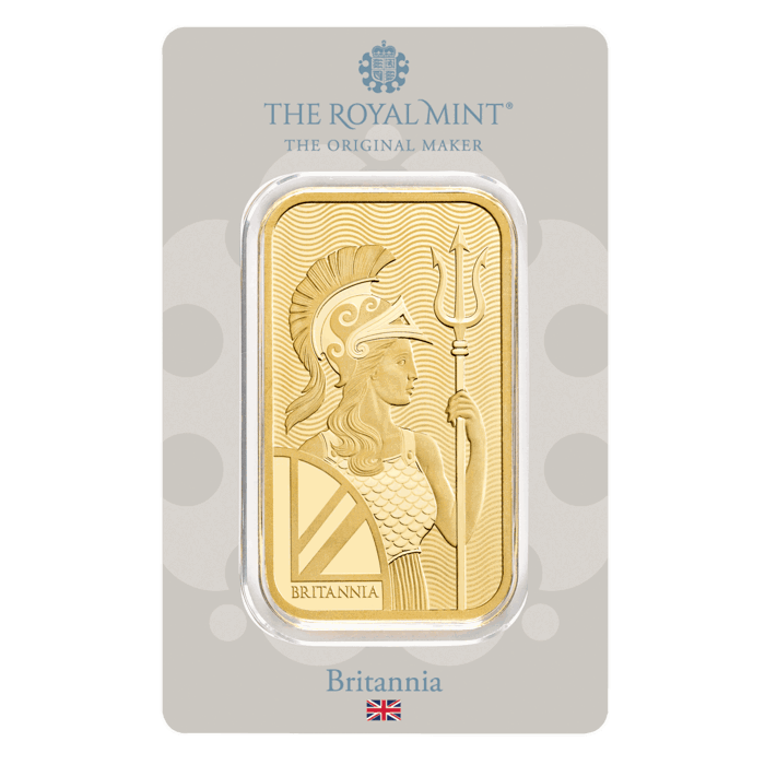 Britannia 50g Minted Gold Bar