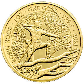 Robin Hood 2021 1oz Gold Bullion Coin