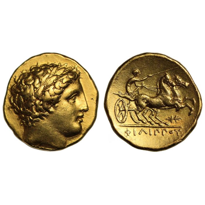 Kings of Macedon, Philip II, gold Stater