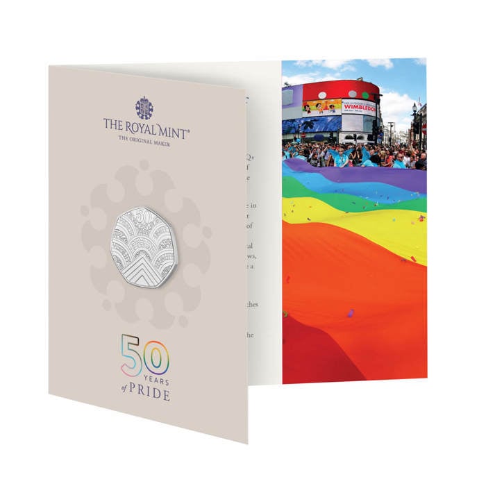 50 Years of Pride 2022 UK 50p Brilliant Uncirculated Coin