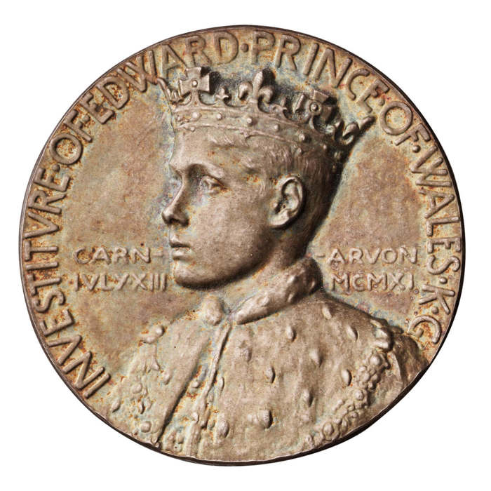 1911 Edward, Prince of Wales Investiture, Caernarfon Castle Medal