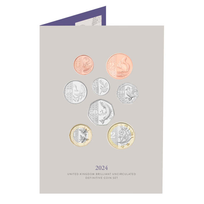 The 2024 United Kingdom Brilliant Uncirculated Definitive Coin Set