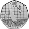 Sailing 50p Coin