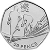 Triathlon 50p Coin